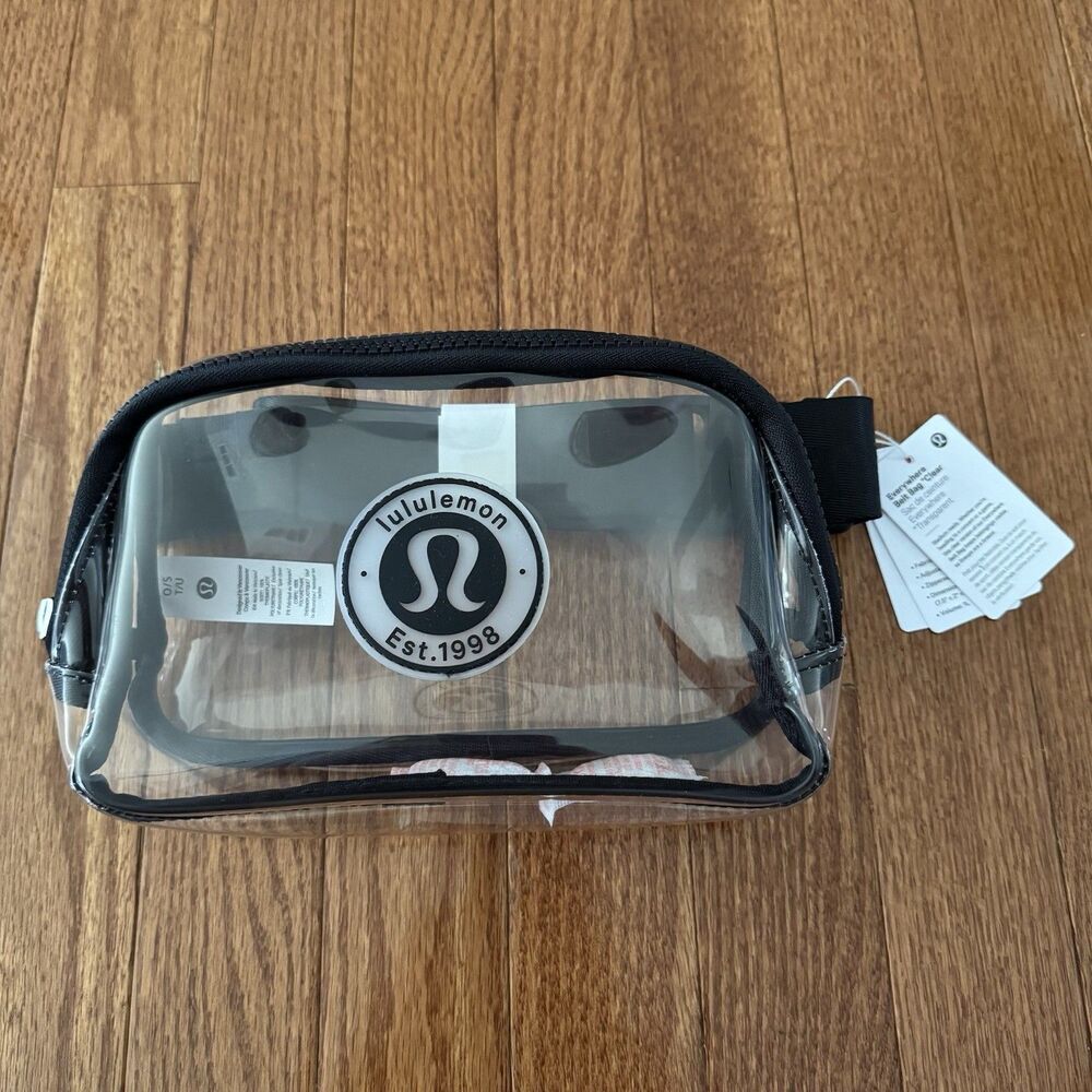 Lululemon Everywhere Belt Bag Clear Stadium Fanny Pack 1L Adjustable Straps NWT